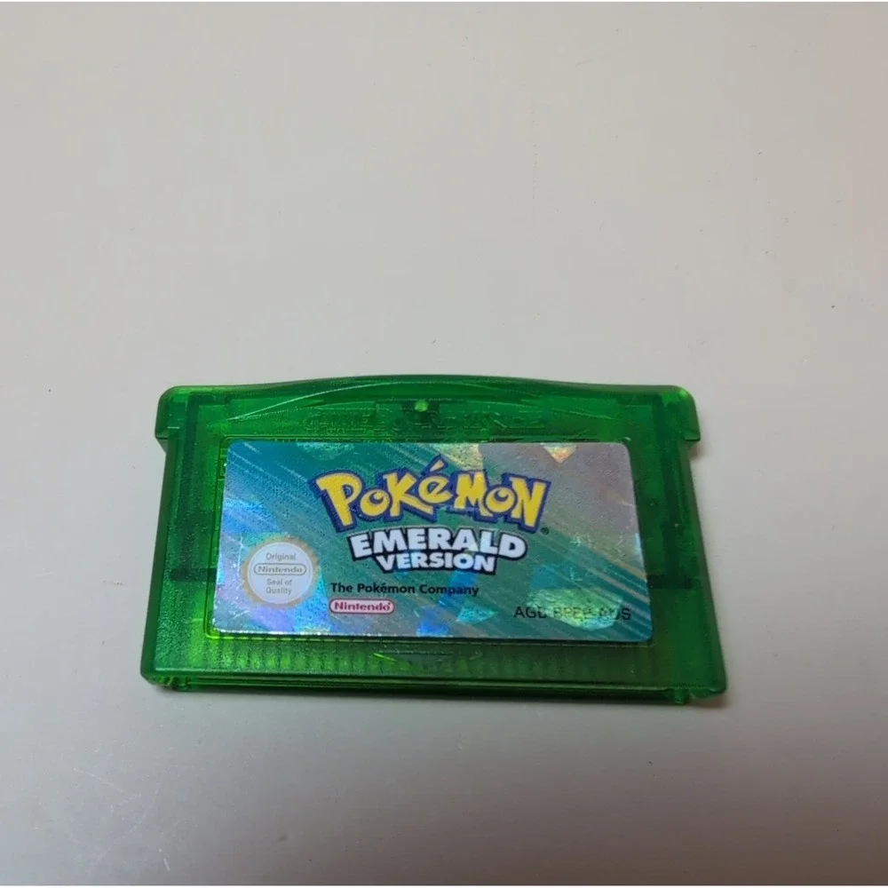 Pokémon Emerald Version Nintendo Game Boy Advance GBA AUS Cartridge AGB-BPEP-AUS